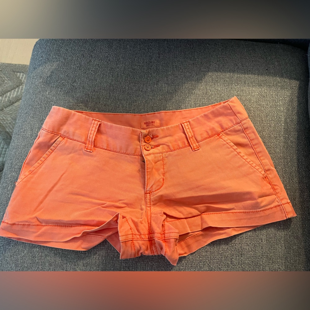 High Waist Coral Women's Shorts